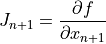 J_{n+1} = \frac{\partial f}{\partial x_{n+1}}