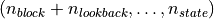 (n_{block} + n_{lookback}, \ldots, n_{state})